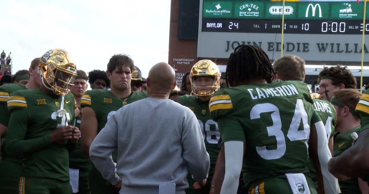 Baylor football's season comes to an end against Houston