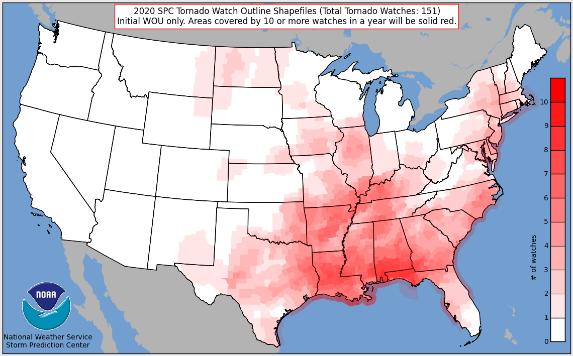 Tornado Watches In 2020