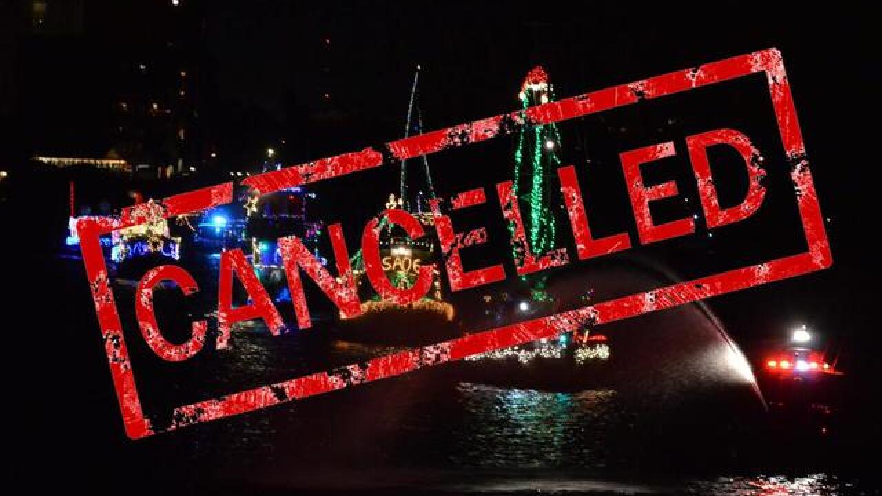32nd Annual Holiday Boat Parade Of Lights In Sarasota