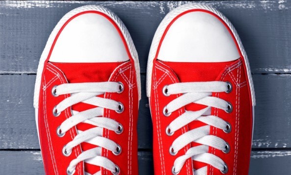 Red sneakers of Oakley Debbs.jpg