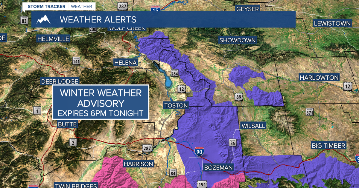 Big Belt Snow Showers Trigger Winter Weather Advisory - Vimarsana News