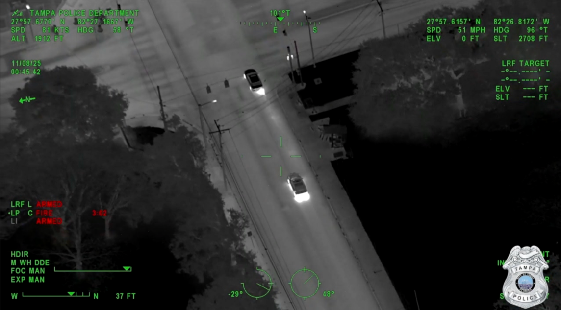 Pursuit which led to crash in Ybor City (File)
