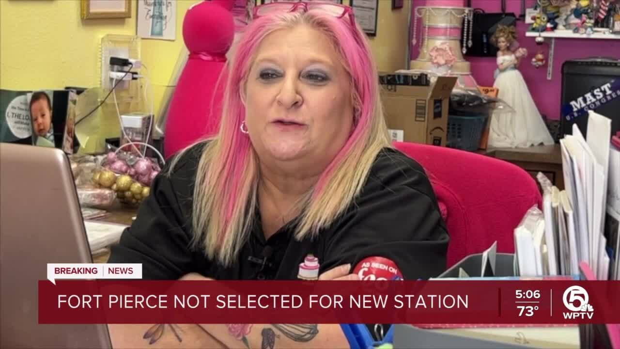 Beryl Muise, owner of Notions and Potions, says Fort Pierce would've been a great spot for a Treasure Coast Brightline station. Feb. 26, 2024