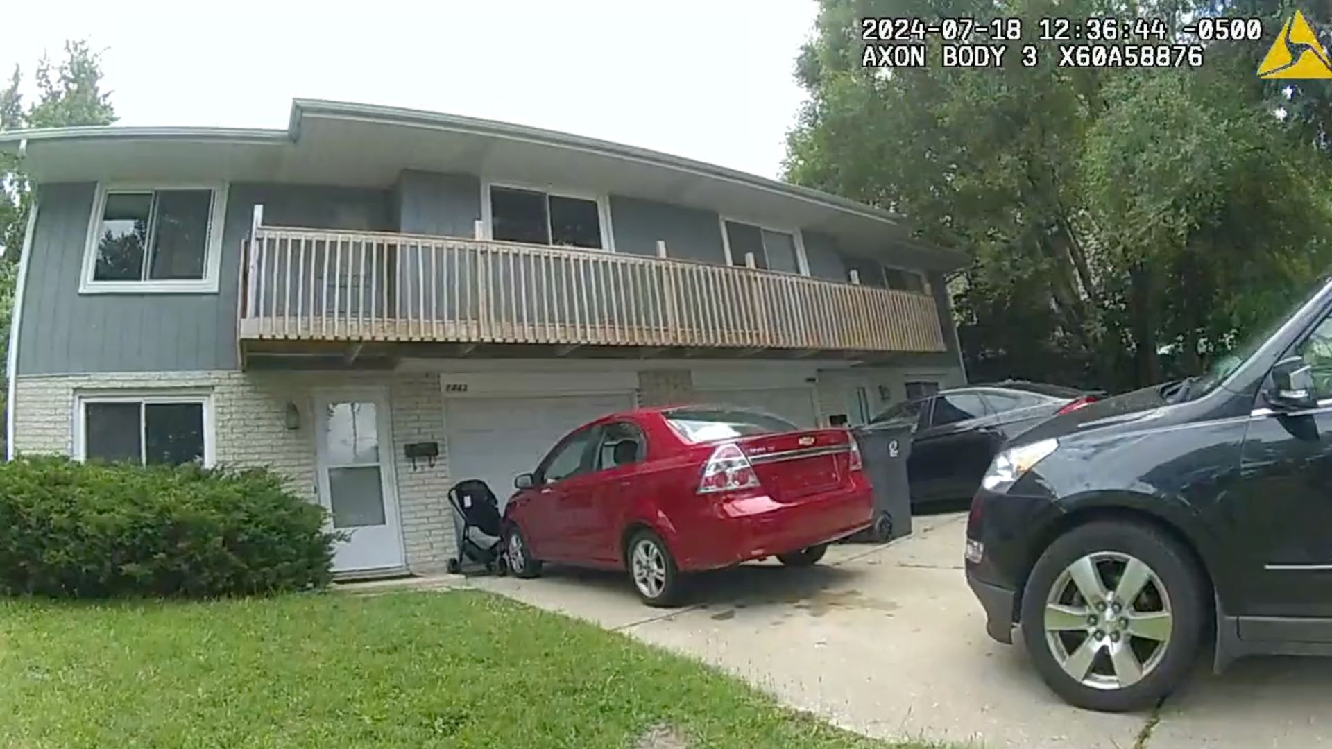 Waukesha father holds baby out of window