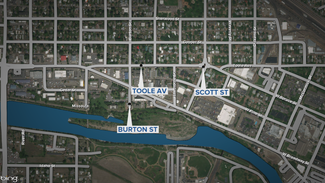 Missoula Police Standoff Toole Avenue in Missoula
