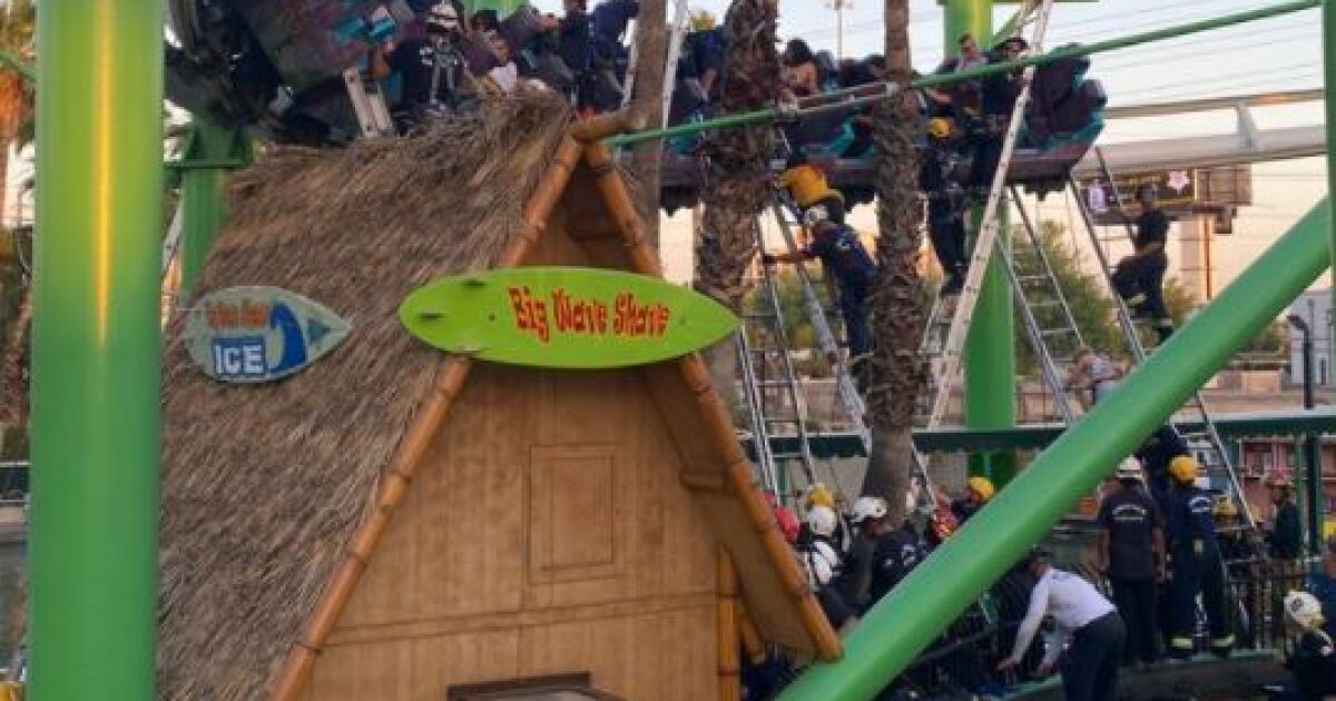 VIDEO 22 people get stuck on ride at Castles N' Coasters
