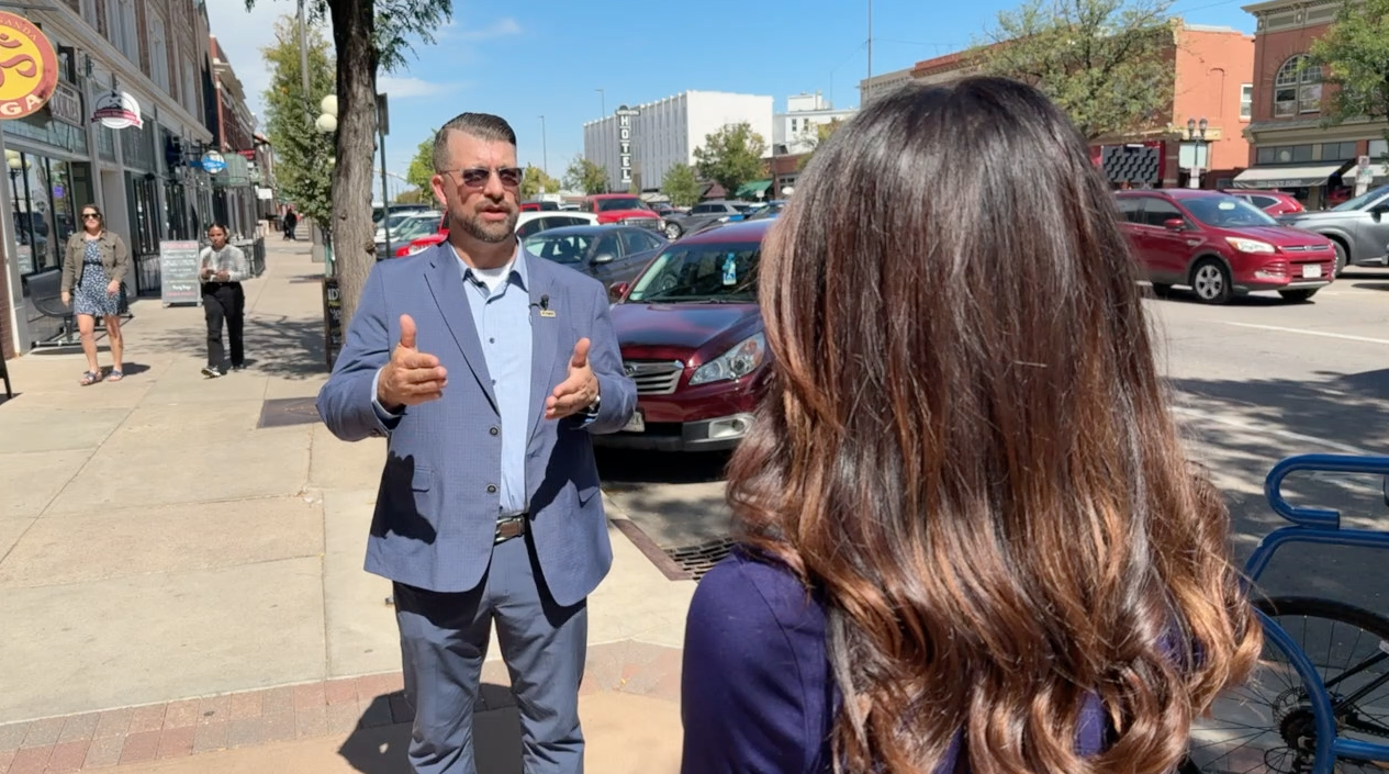 Erick Keselburg, senior manager of parking services at the City of Fort Collins, talks with Denver7's Danielle Kreutter about parking in the city.