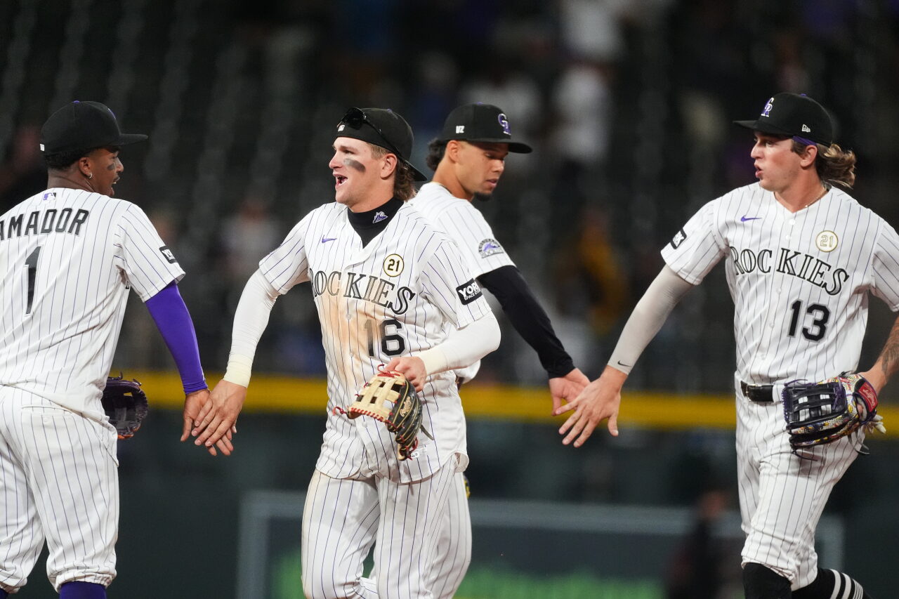 Padres Rockies Baseball