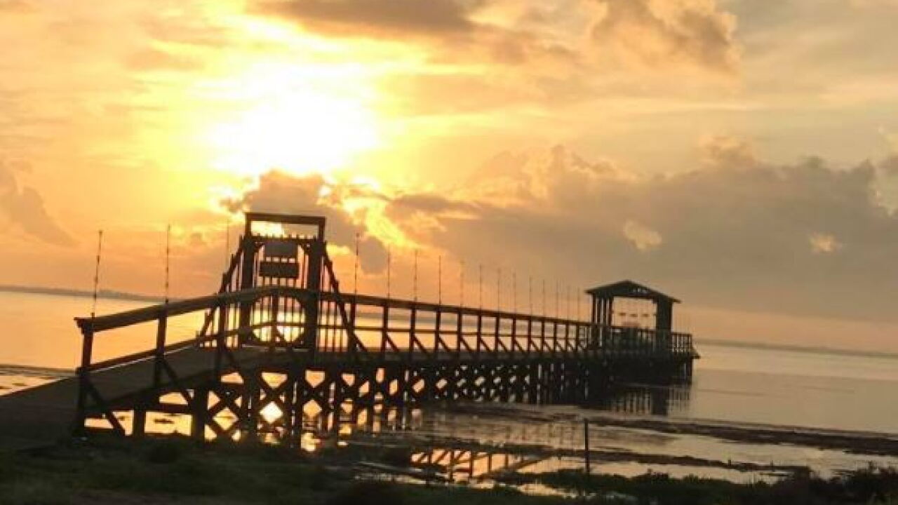 Sunrise in the Bluff - Photo By: FB Coastal Bend Weather Watcher Chris Slaughter