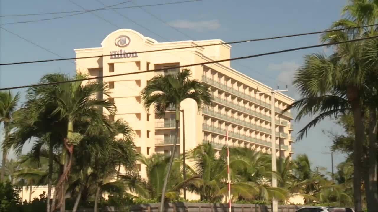 Hilton hotel on Singer Island