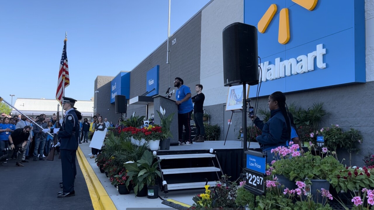 Chesapeake Walmart's reopening ceremony