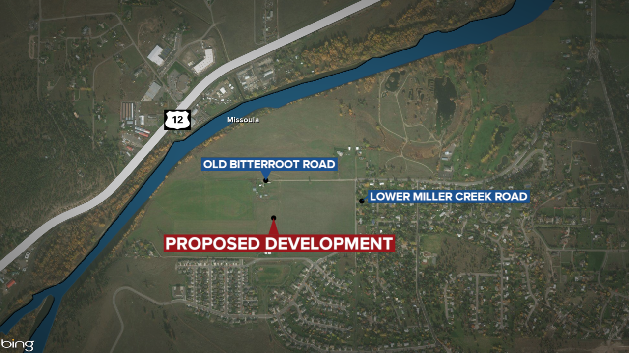 Lower Miller Creek Development MTN Map