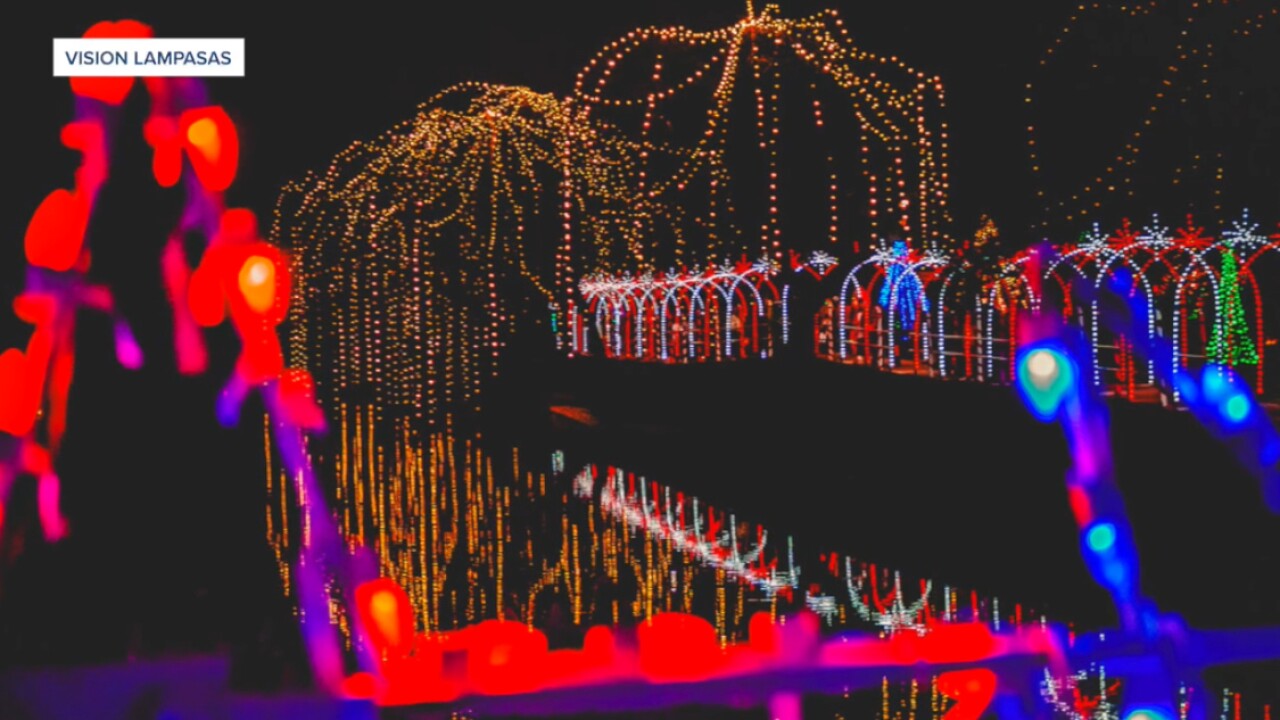 Lampasas secures funds to keep Christmas on the Creek lights shining