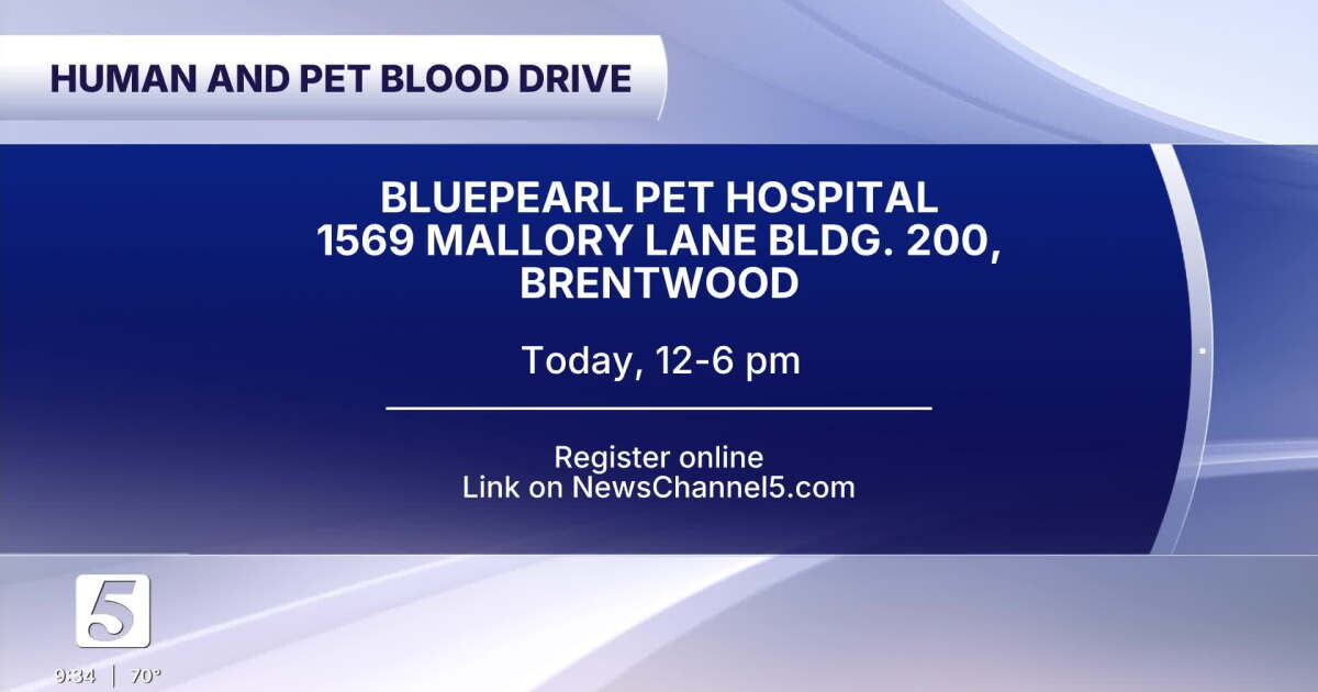 Did you know your four-legged best friend can donate blood?