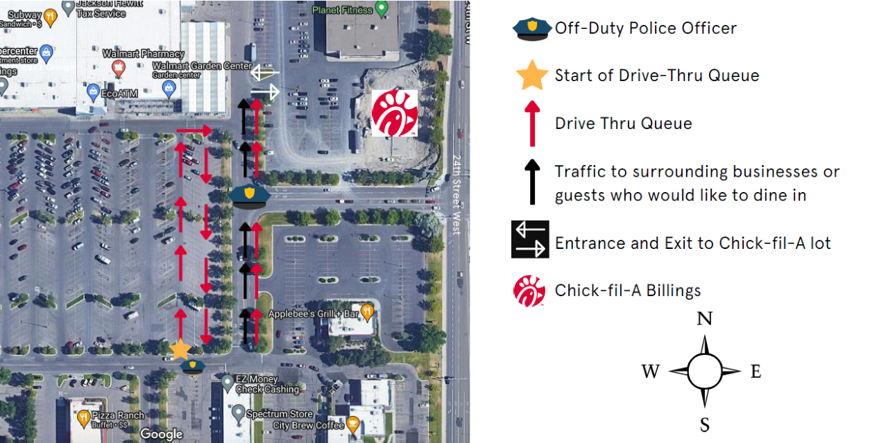 Chick-fil-A traffic plan