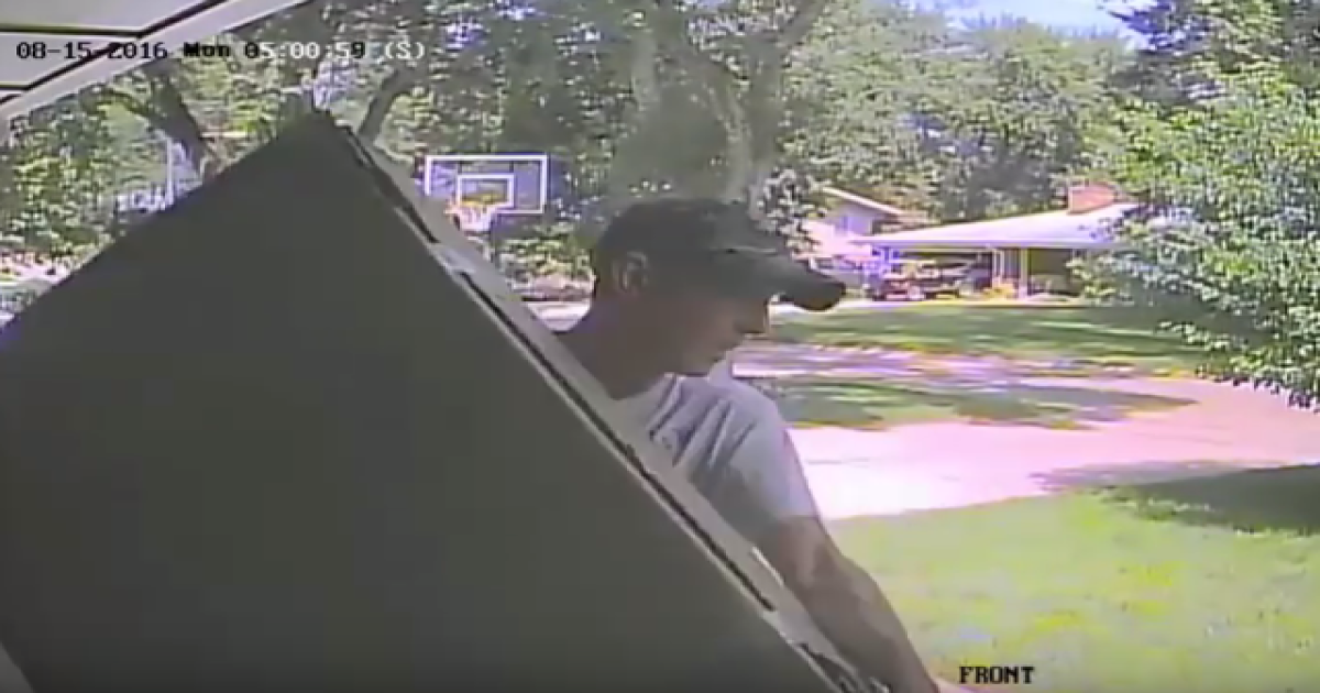 Man caught on camera stealing package from porch
