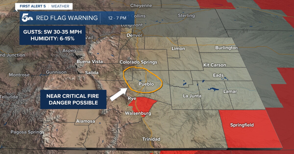 Red Flag Warnings Monday will give way to rain-snow late this week - Vimarsana News