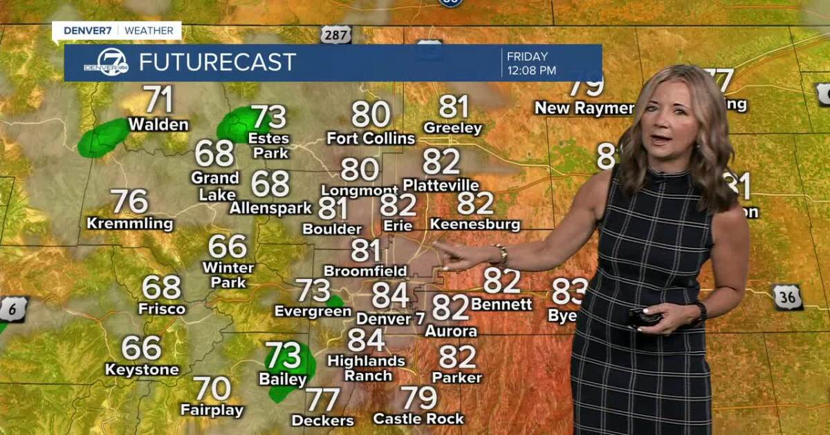 More isolated thunderstorms across the Eastern Plains