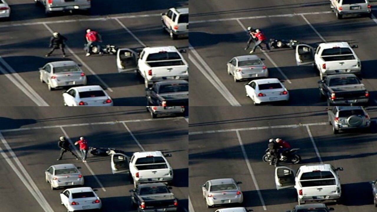 PHOTOS: Police draw guns in East Valley chase