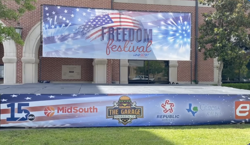 Navasota city leaders unanimously vote to build a 1,350-square-foot covered outdoor stage for local events
