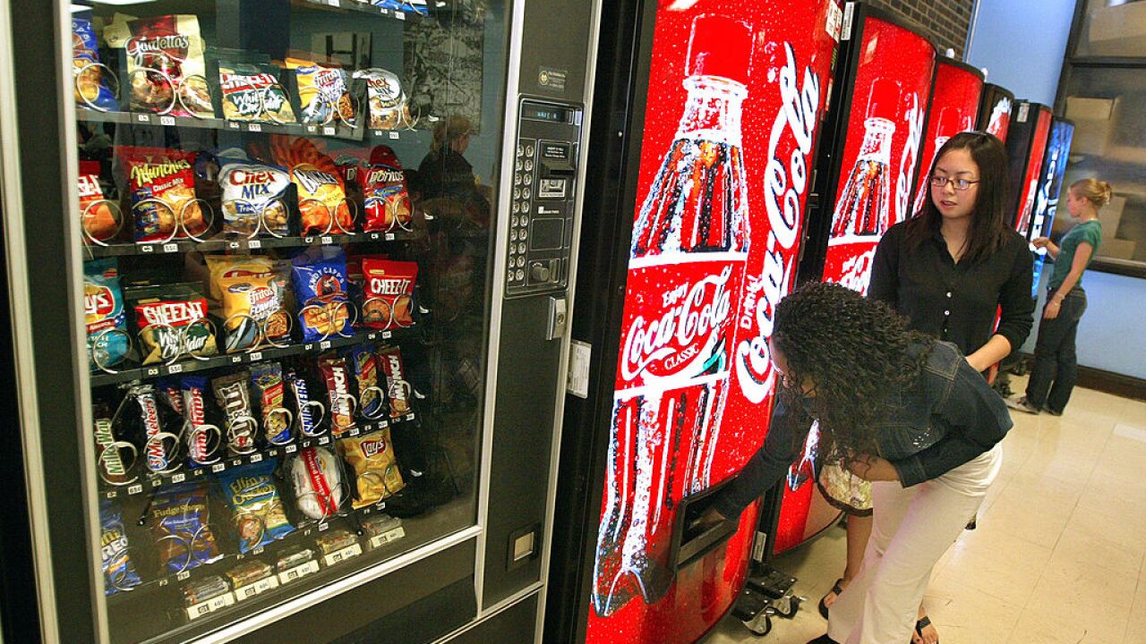 Your snack options from vending machines are about to get a lot healthier