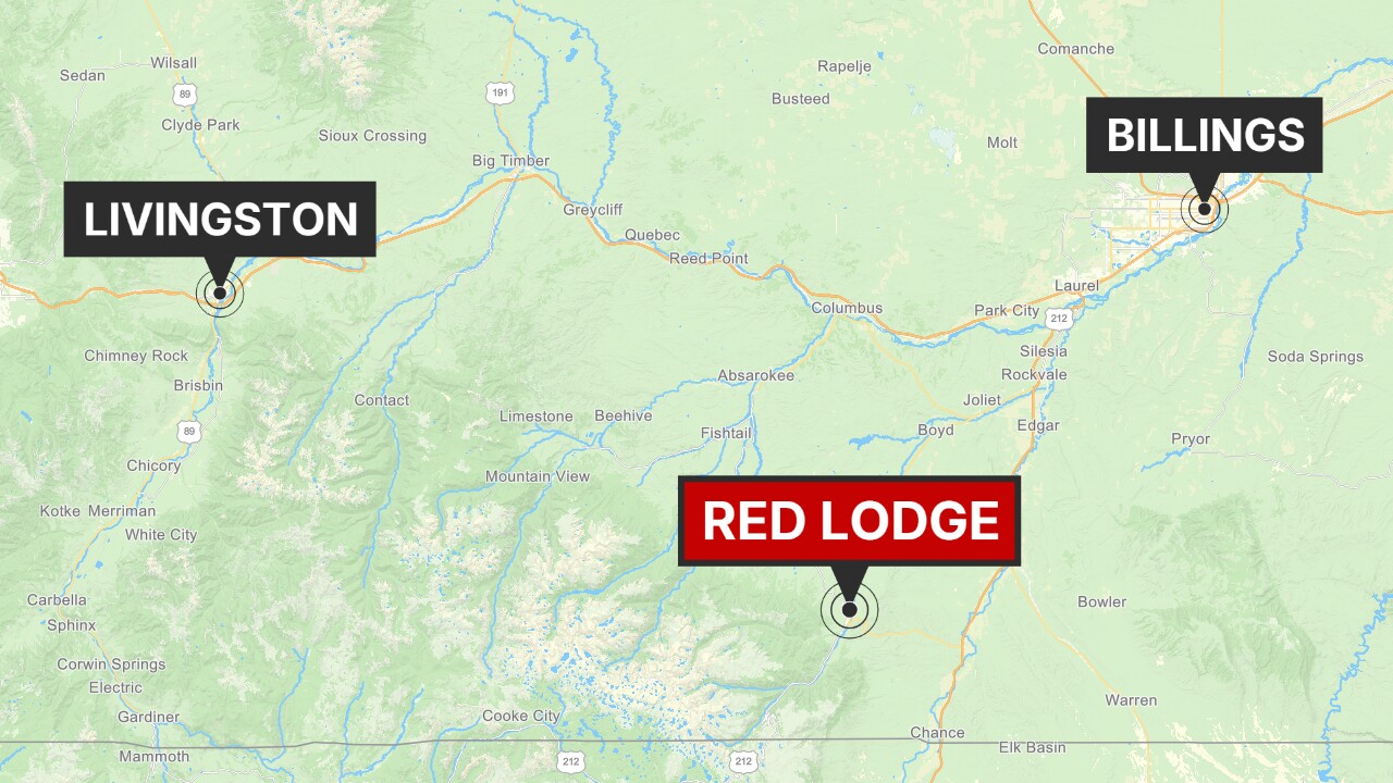 Red Lodge, Montana map
