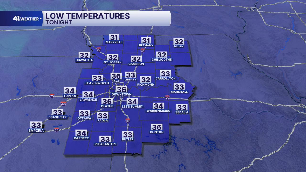 Saturday Lows