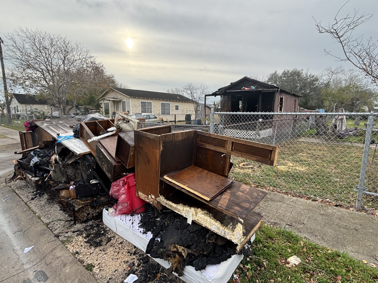 House fire on Mendoza Street 