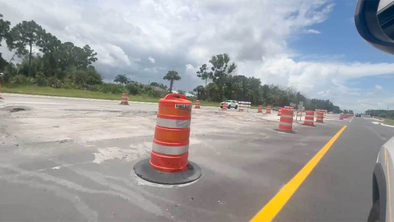 Midway Road widening project in St. Lucie County on July 2, 2026.
