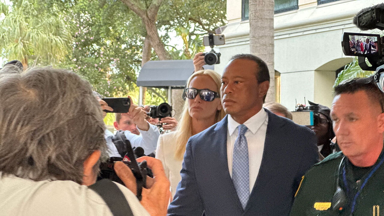 Tiger Woods in court Sept. 2, 2026