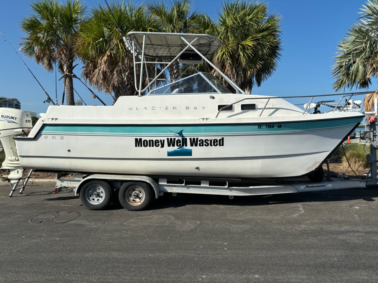 Clearwater Police and the U.S. Coast Guard are searching for four missing boaters who failed to return from a fishing trip on Monday.
