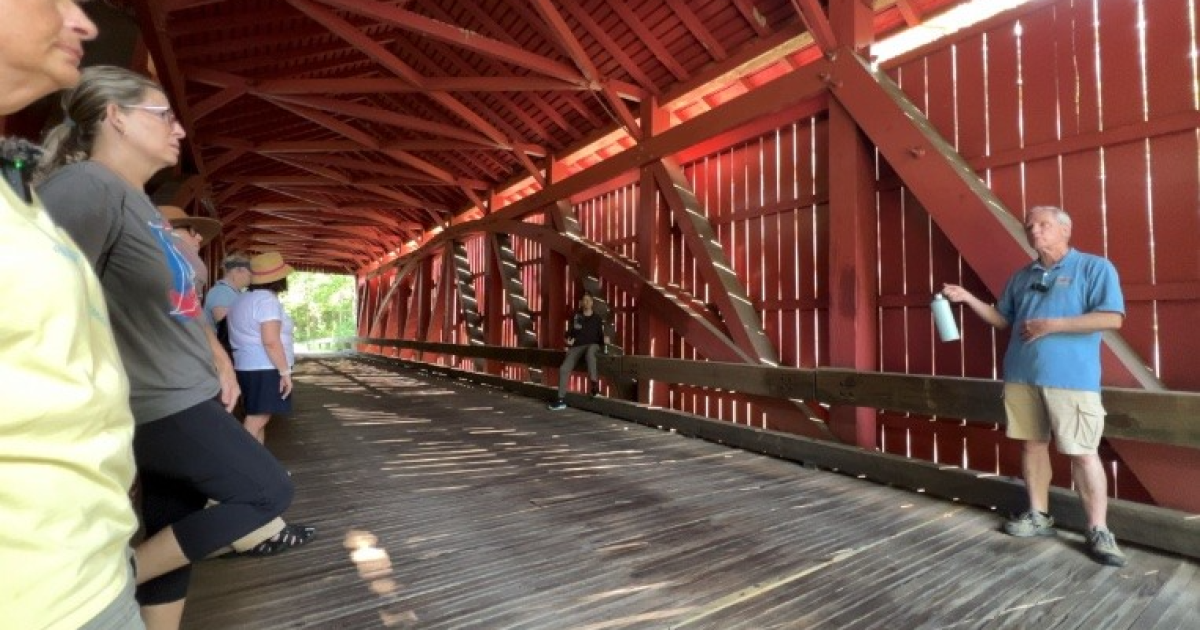 Maryland group takes hike through Jerusalem Mills in search of mysterious sound