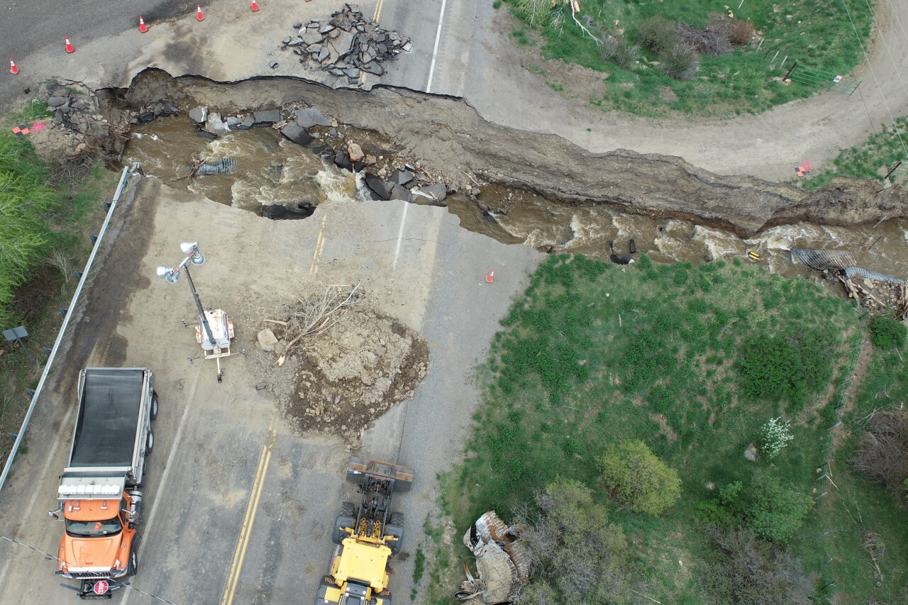 HIghway 133 damage_CDOT