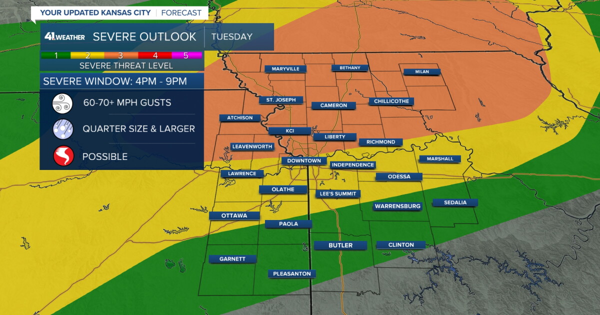 KSHB 41 Weather Blog | Kansas City goes from high heat to severe ...