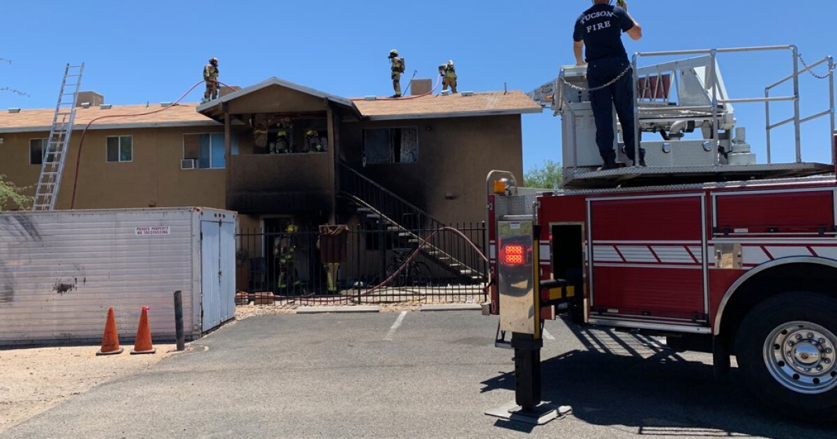 16 displaced after southside apartment fire