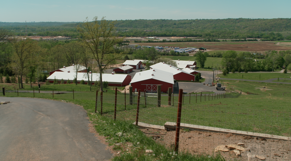 Doug Evans has amassed 500 acres on one side of Mt. Carmel Road with sweeping views of the valley.