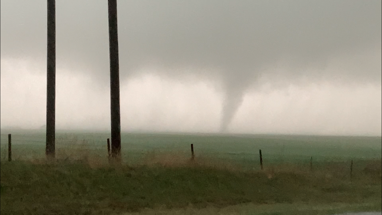 Tornado near the intersection of 412 and Highway 177