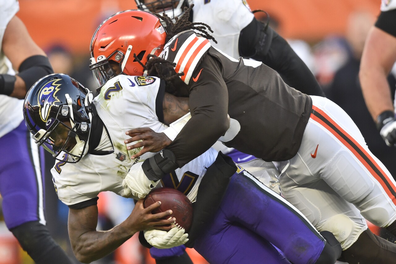 Jadeveon Clowney sack Ravens