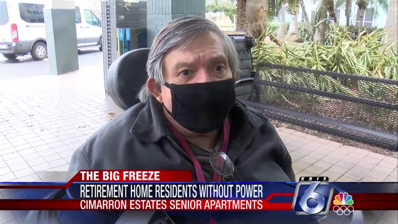Cimmaron Estates Senior Apartments resident affected by the Big Chill  