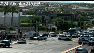 NSP: All lanes blocked on Aliante Parkway at 215