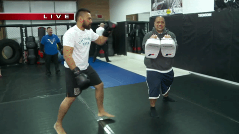 OUCH! Big Budah goes up against MMA fighter