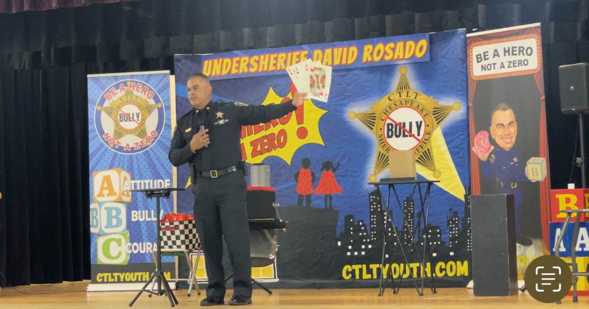 Chesapeake Sheriff's Office host anti-bullying magic show - Vimarsana News