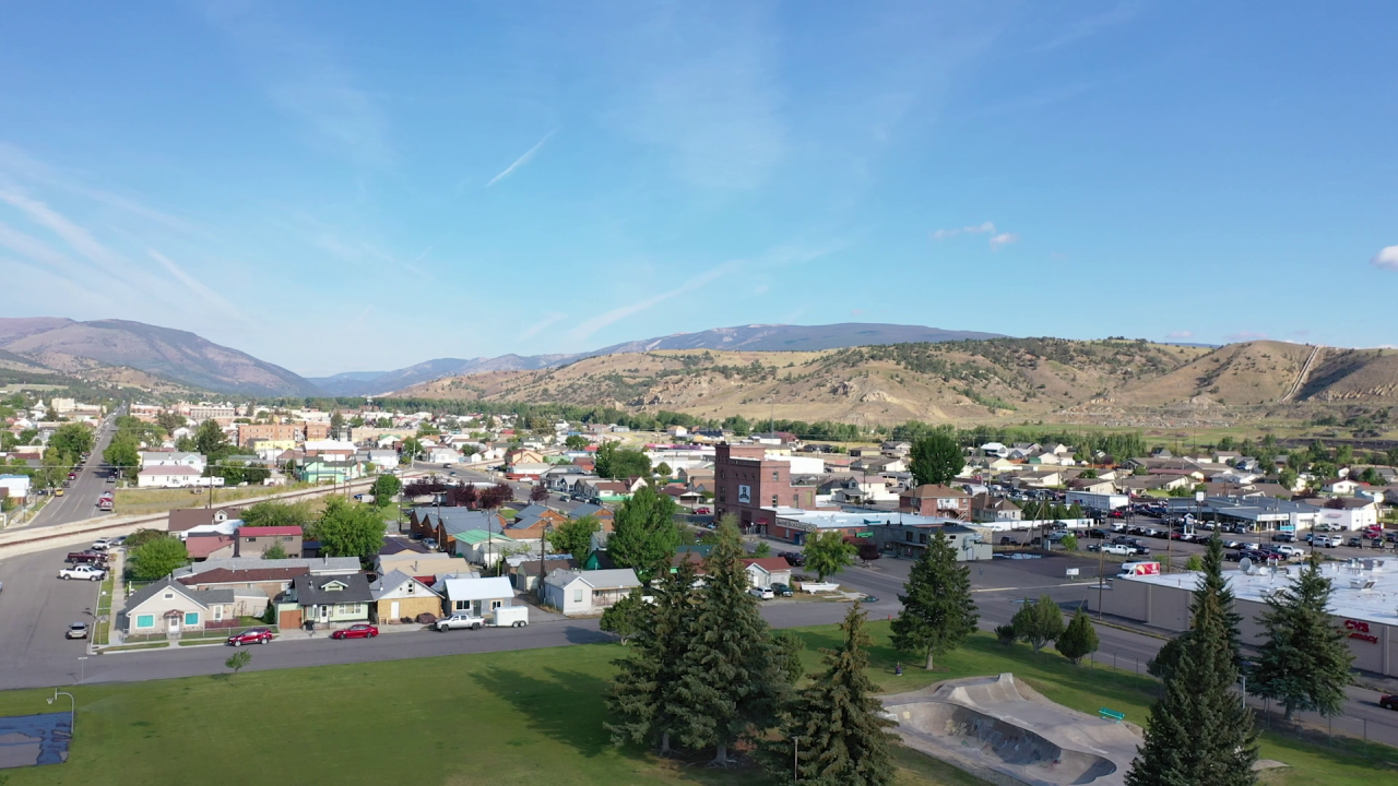 Anaconda Montana drone aerial