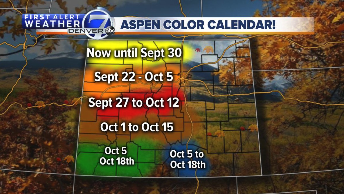 Leaf-peeping calendar