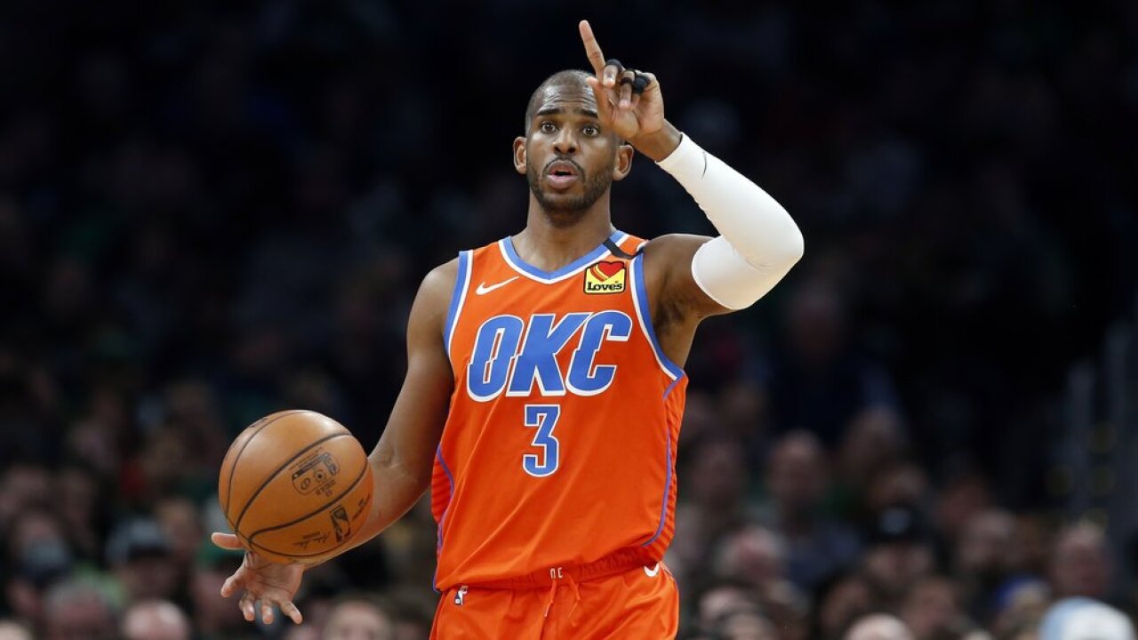 Oklahoma City Thunder's Chris Paul 