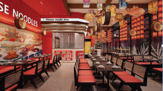 Slurp Noodle Bar rendering of interior