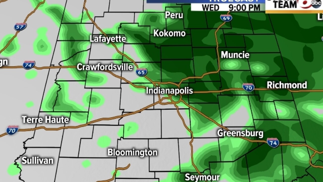 TIMELINE: See when rain will hit your area