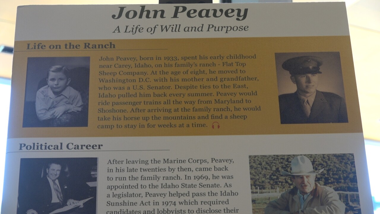Part of the John Peavey exhibit