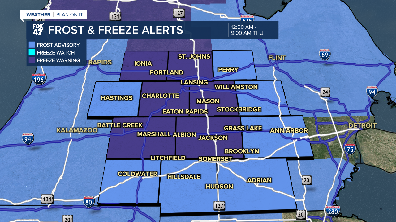 Frost-Freeze Alerts