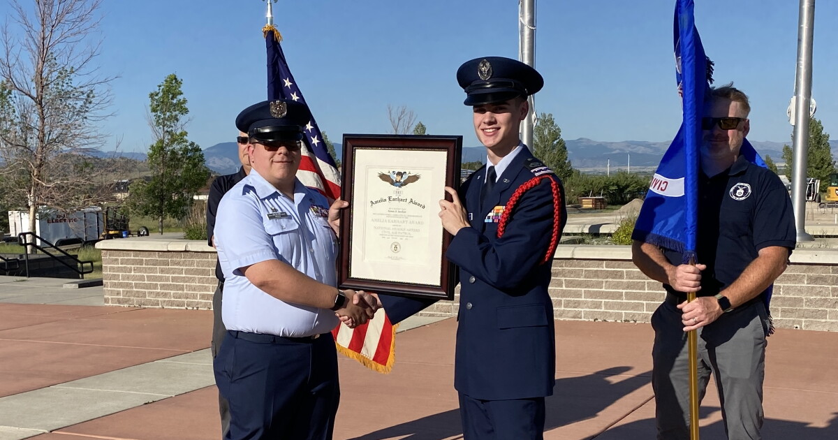 Montana teen receives Civil Air Patrol's "Amelia Earhart" award